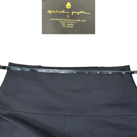 Spiritual Gangster Giselle Flare Legging Pant Black Small NWT - Picture 6 of 7
